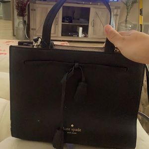 Kate Spade New York Women's Hayes Street Sam Tote, Black, One Size